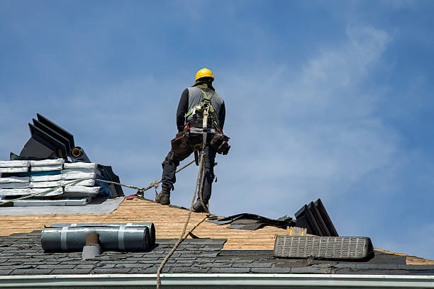 Professional Roof Installation technician working in Commerce, TX